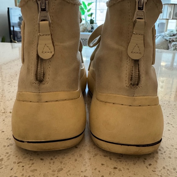 R13 Cream High-Top Athletic Shoes - Picture 5 of 6